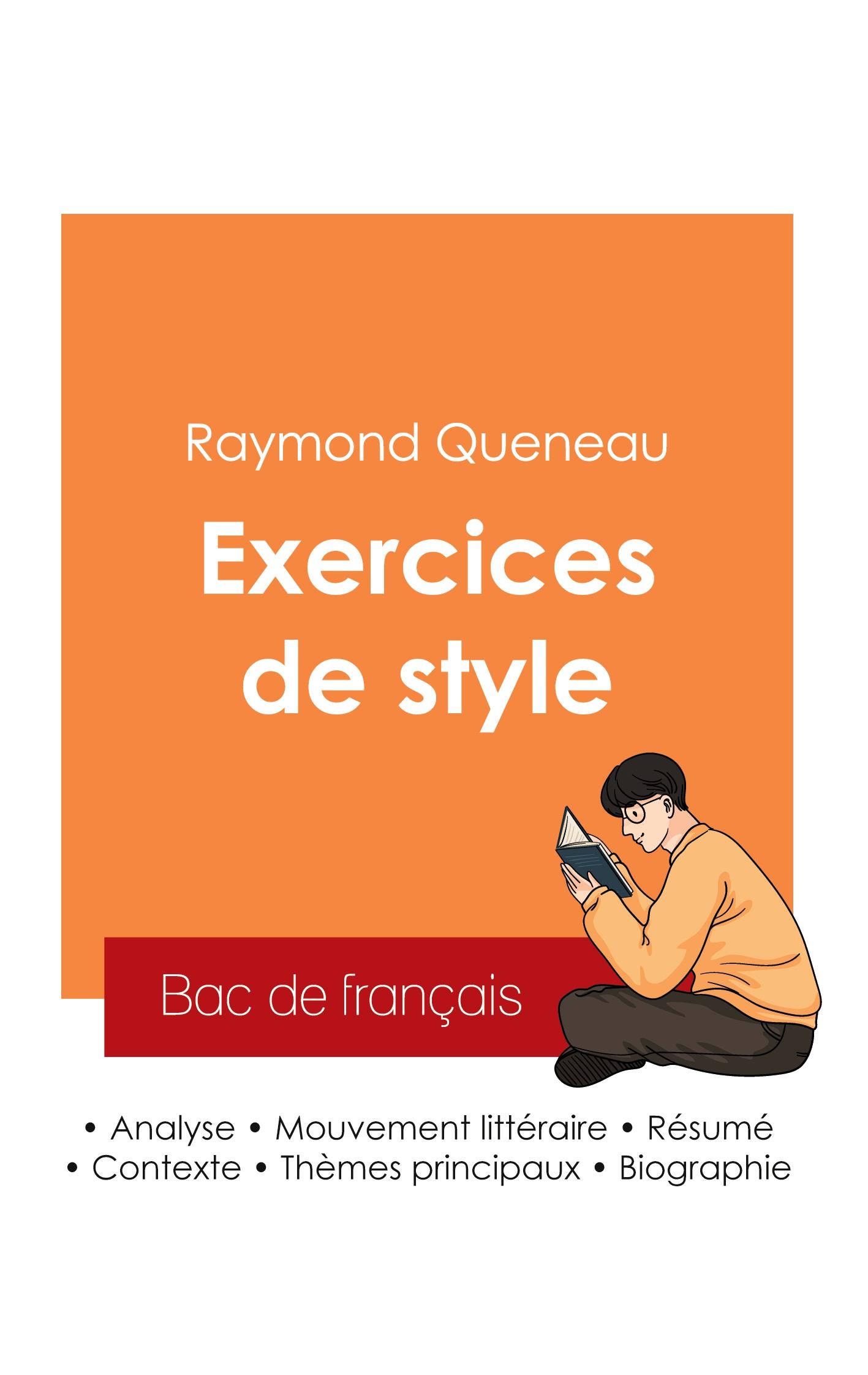 Vorderes Coverbild Réussir son Bac de français 2025 : Analyse du livre Exercices de style de Raymond Queneau