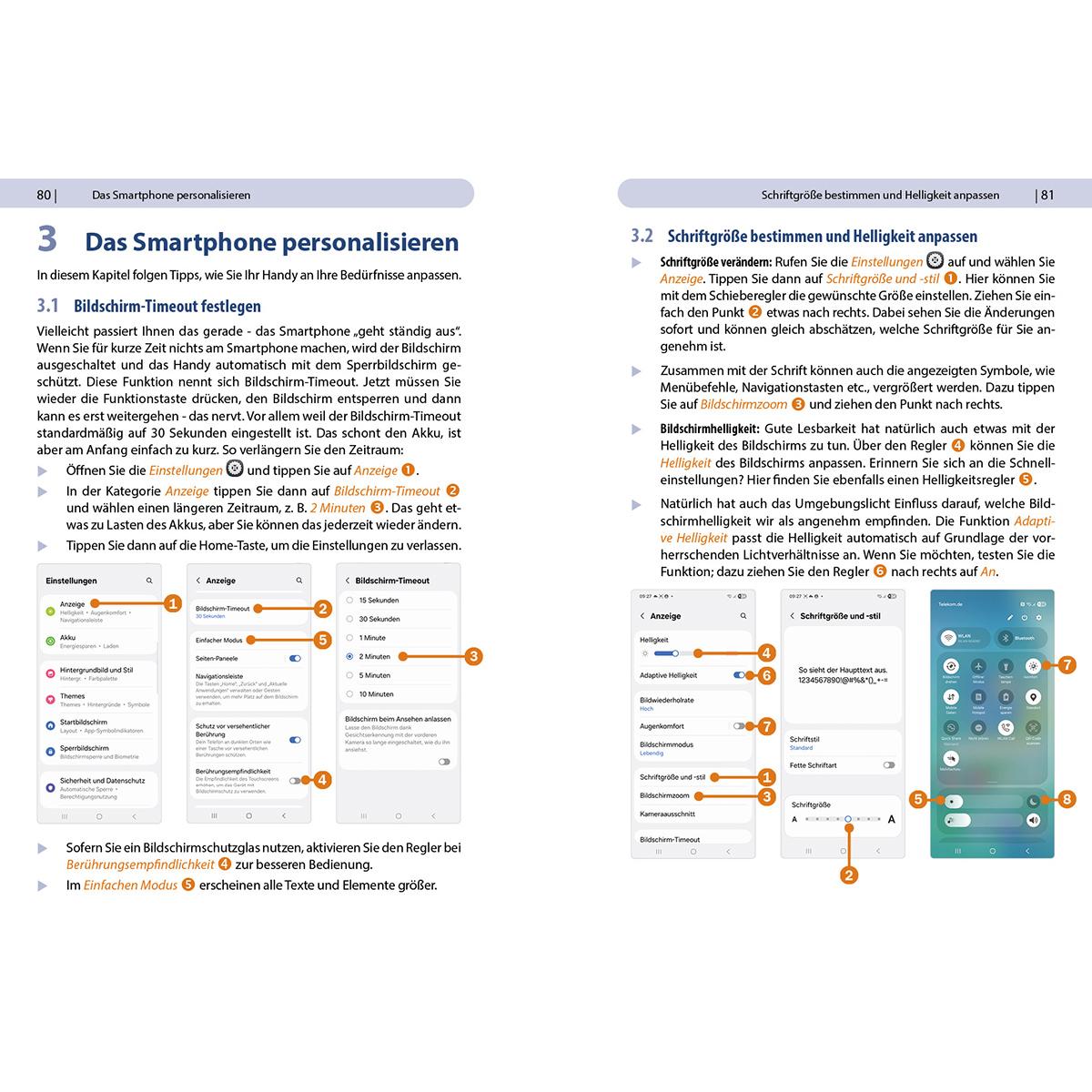 Beispielinhalt (Bild) Samsung Galaxy A16 / A16 5G - Für Einsteiger ohne Vorkenntnisse