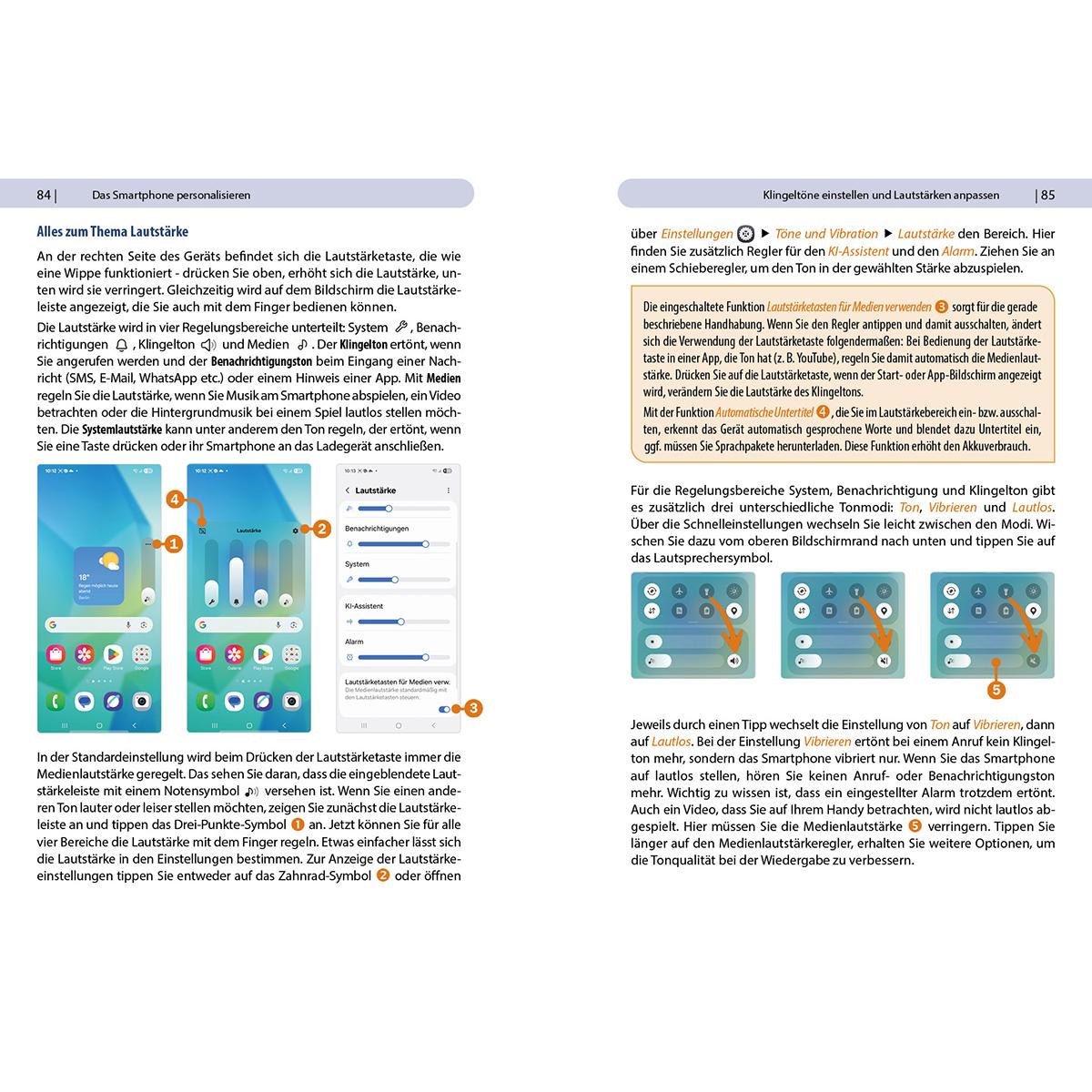 Beispielinhalt (Bild) Samsung Galaxy A16 / A16 5G - Für Einsteiger ohne Vorkenntnisse