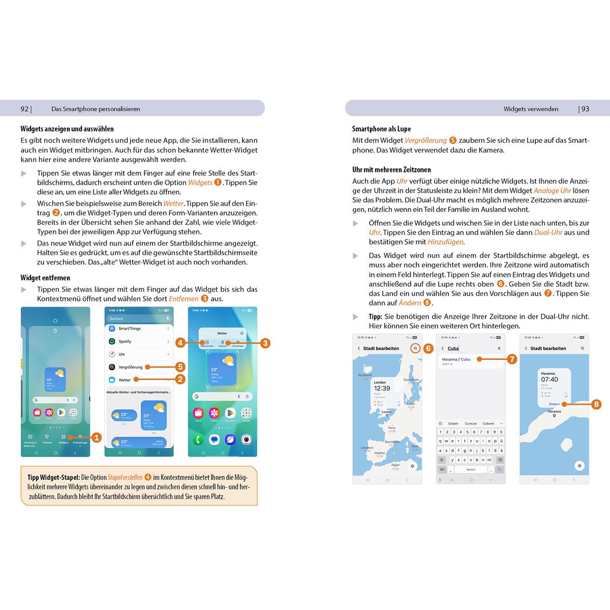 Beispielinhalt (Bild) Samsung Galaxy A16 / A16 5G - Für Einsteiger ohne Vorkenntnisse