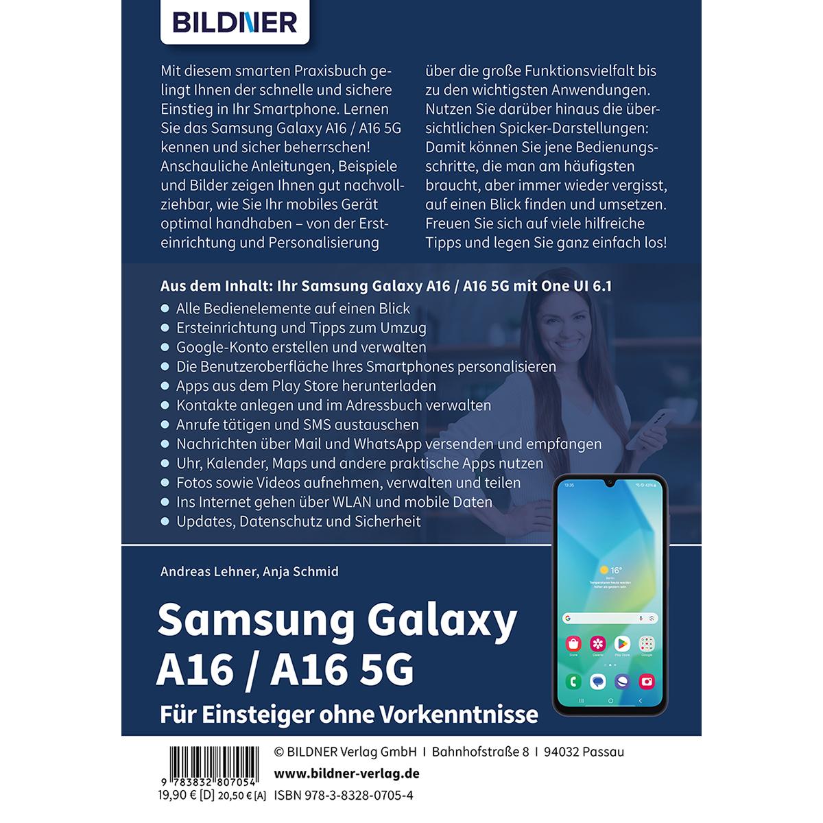 Rückseitencover Samsung Galaxy A16 / A16 5G - Für Einsteiger ohne Vorkenntnisse