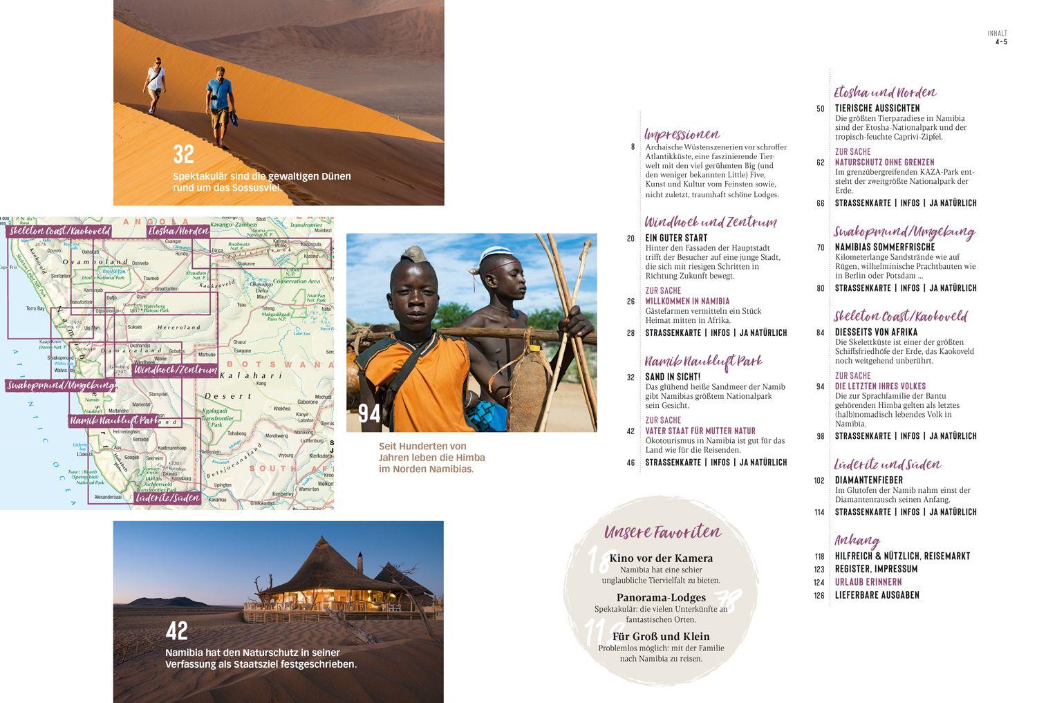 Beispielinhalt (Bild) DUMONT Bildatlas Namibia