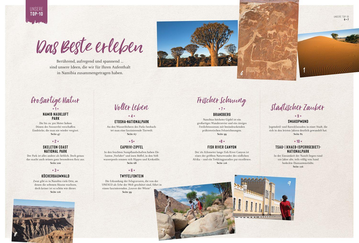 Beispielinhalt (Bild) DUMONT Bildatlas Namibia