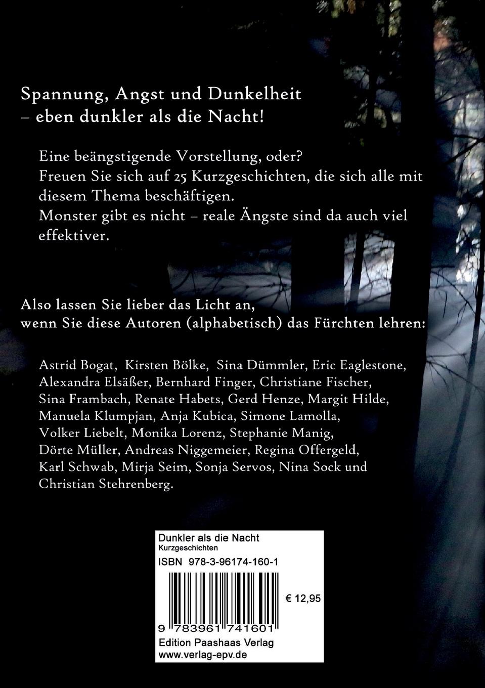 Rückseitencover Dunkler als die Nacht