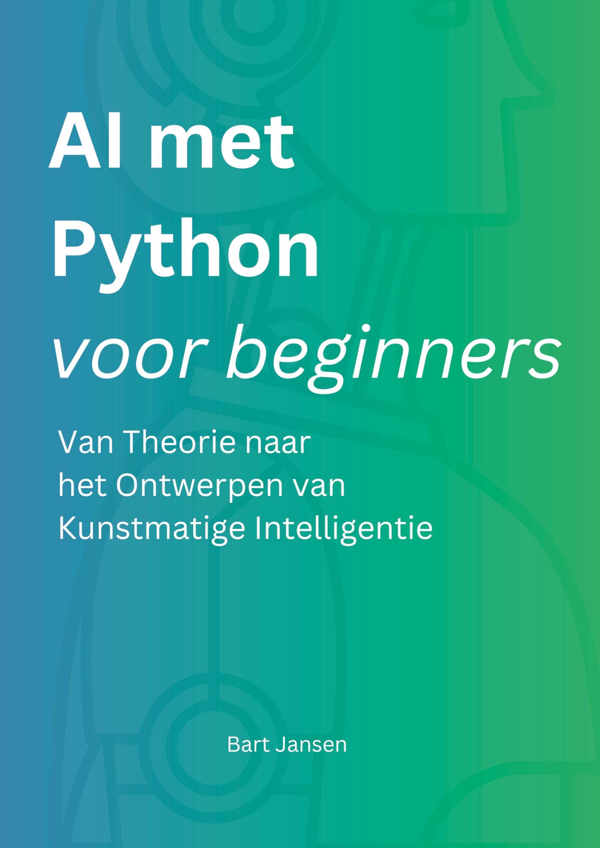 Vorderes Coverbild AI met Python voor beginners