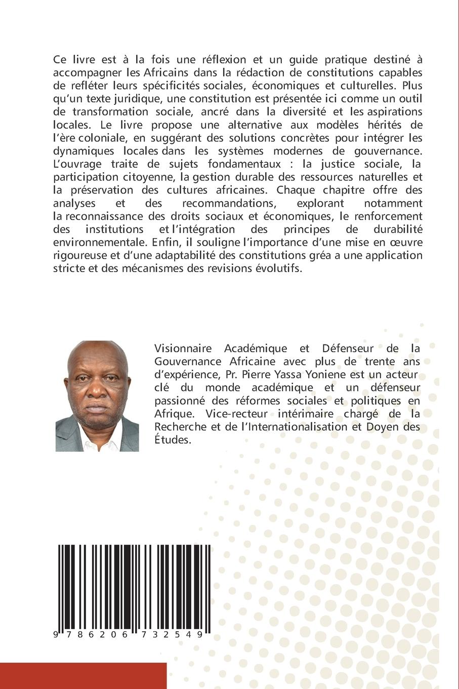 Rückseitencover Constitutions Africaines : Écrire notre avenir