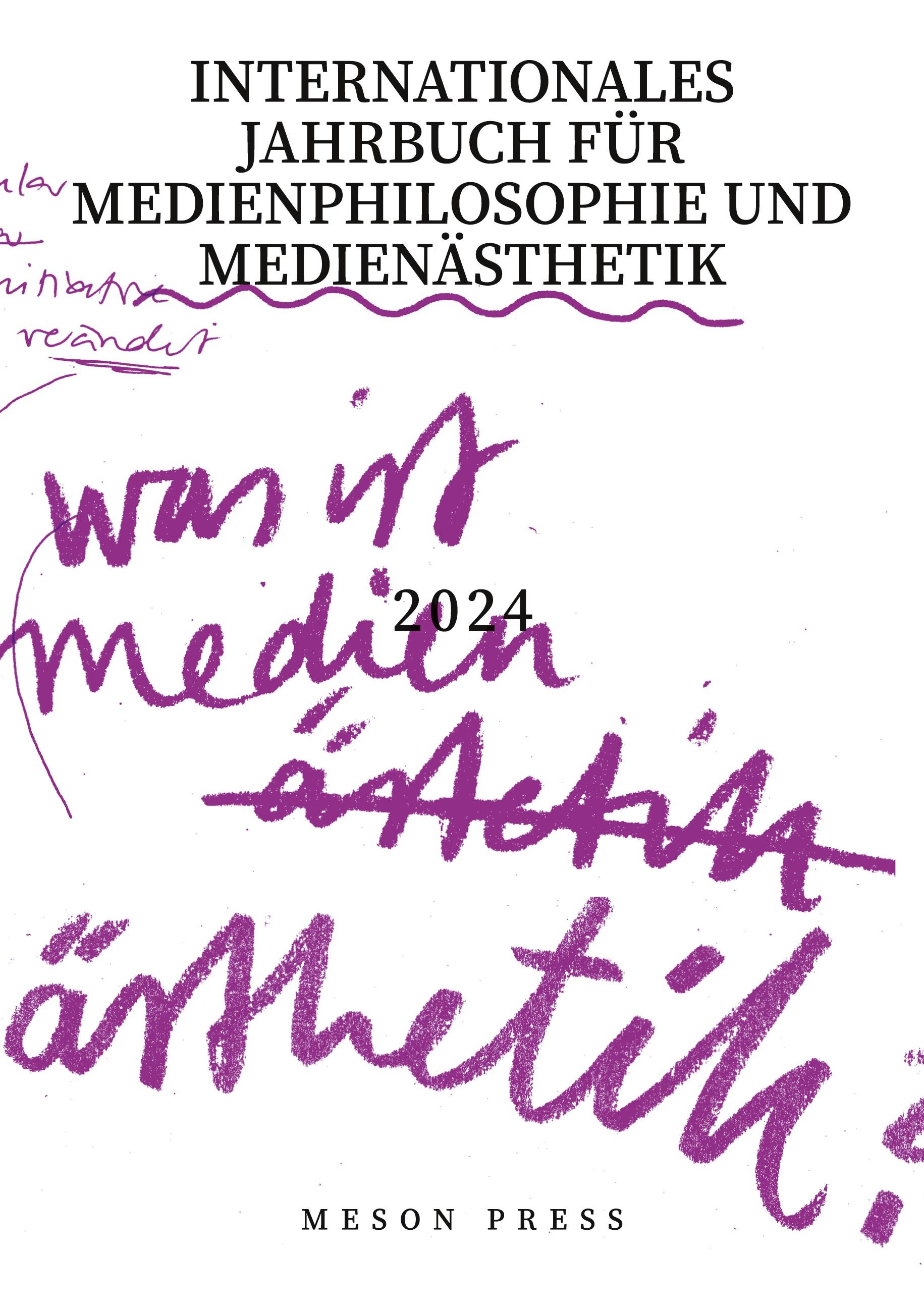 Vorderes Coverbild Was ist Medienästhetik?