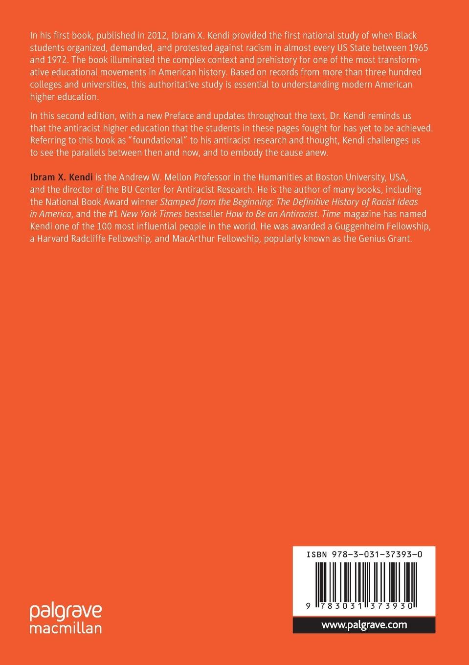 Rückseitencover The Black Campus Movement