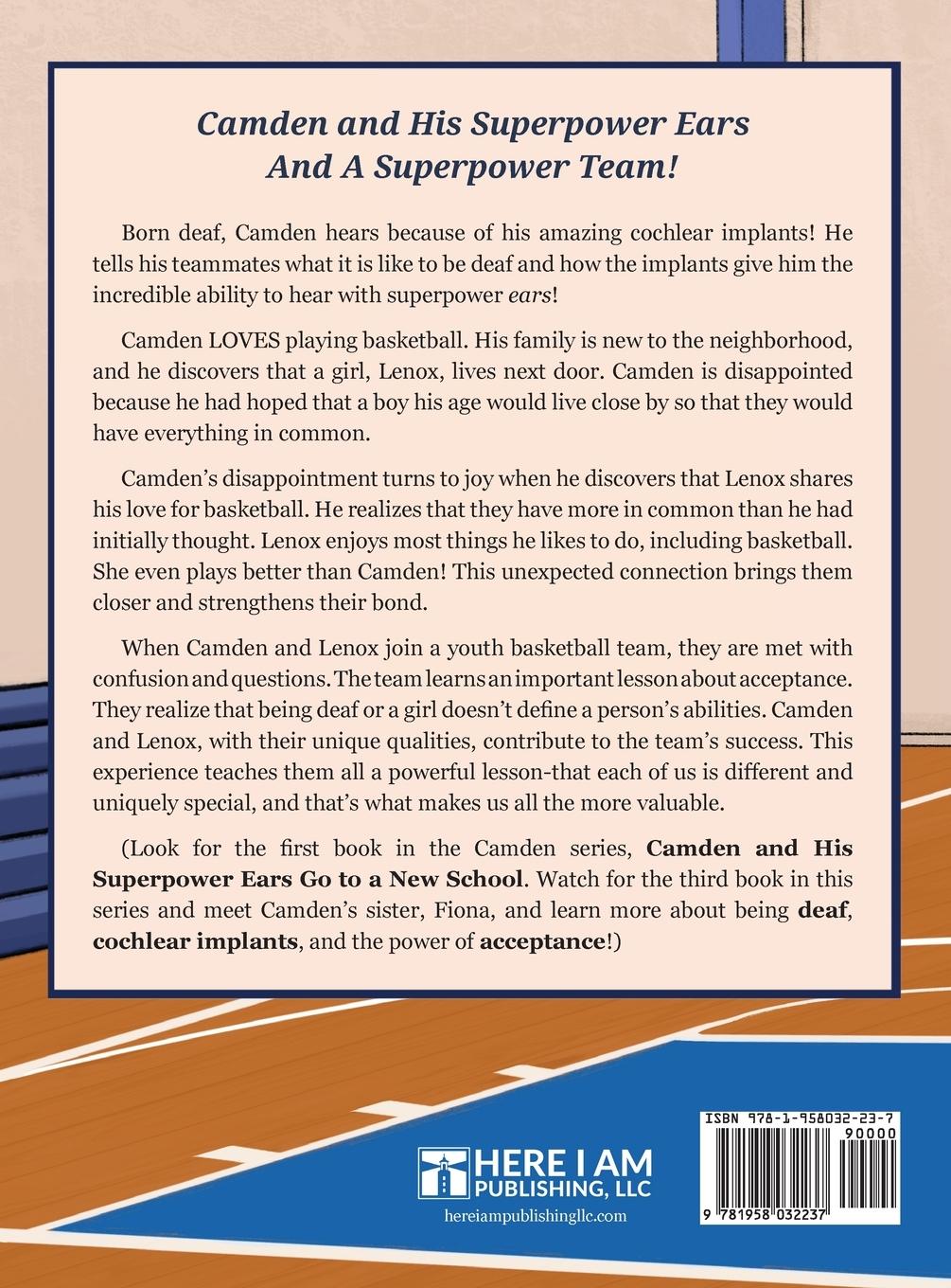 Rückseitencover Camden and His Superpower Ears and A Superpower Team