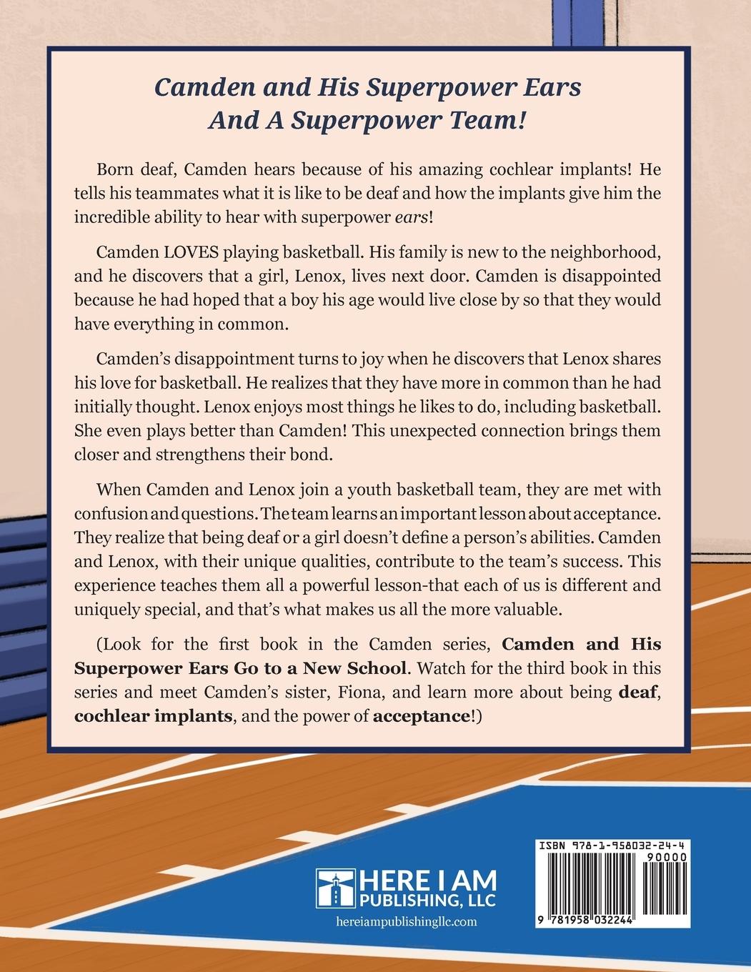 Rückseitencover Camden and His Superpower Ears And a Superpower Team