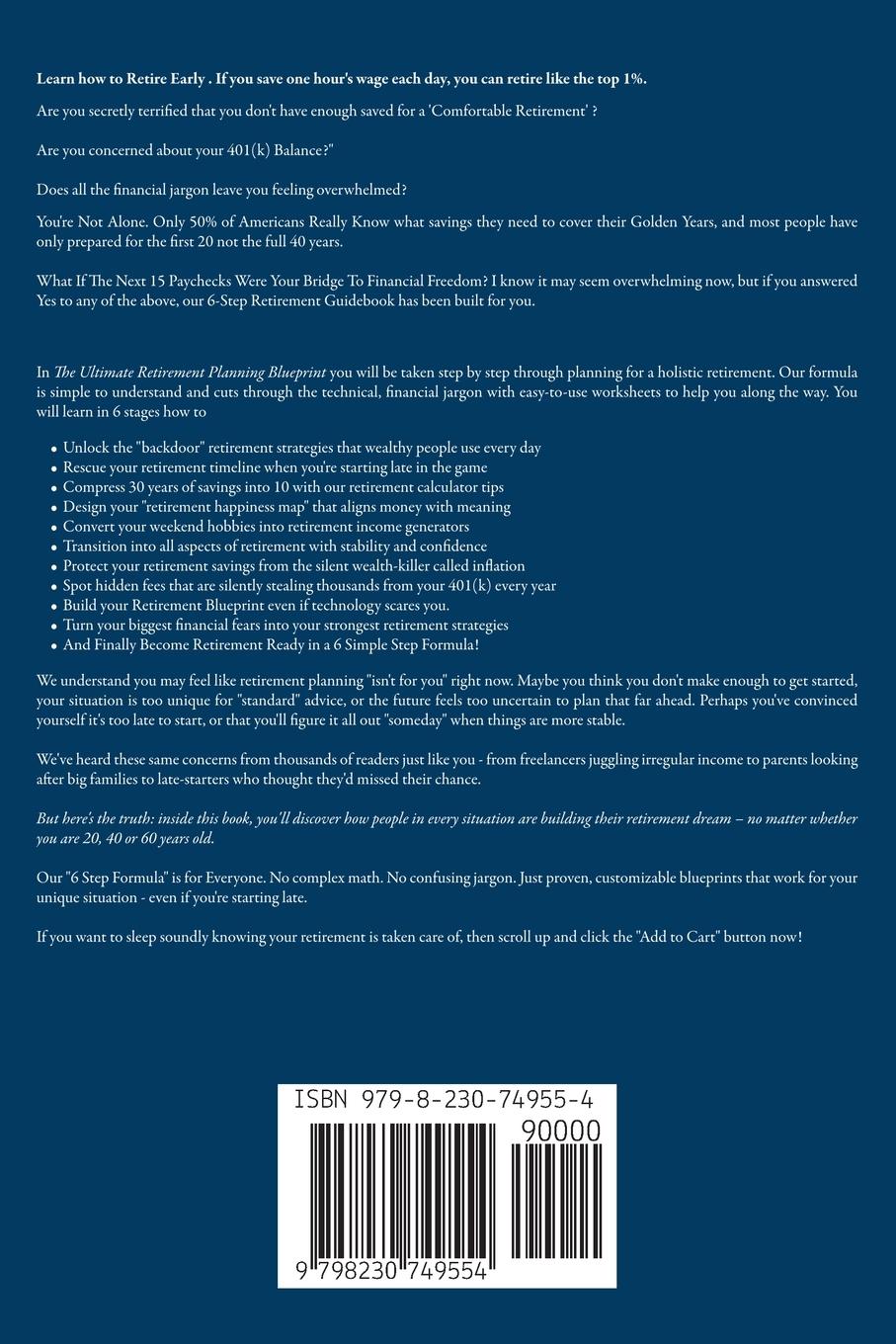 Rückseitencover The Ultimate Retirement Planning Blueprint