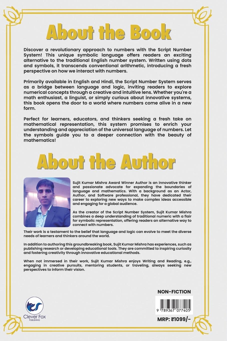 Rückseitencover Surya Script Number System