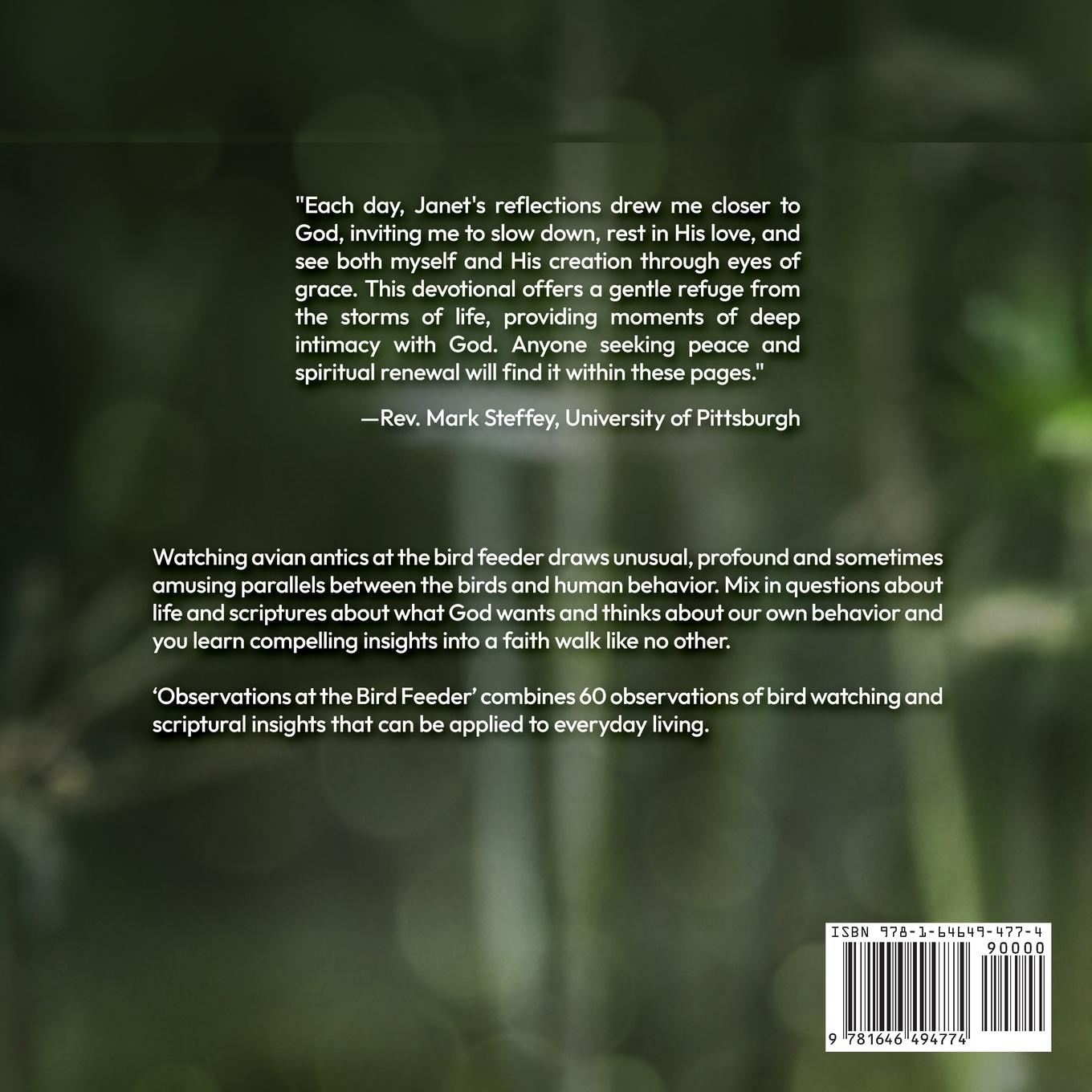 Rückseitencover Observations at the Bird Feeder