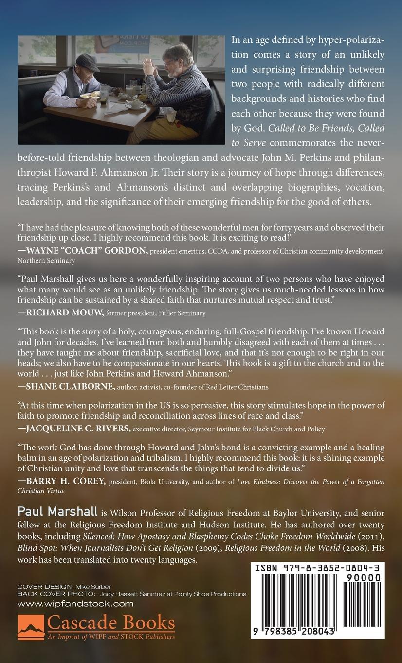 Rückseitencover Called to Be Friends, Called to Serve