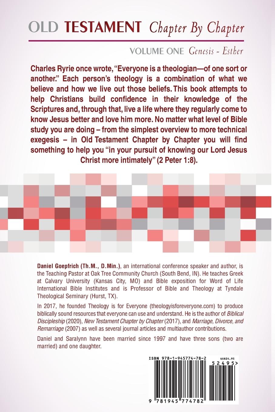 Rückseitencover Old Testament Chapter By Chapter Volume One