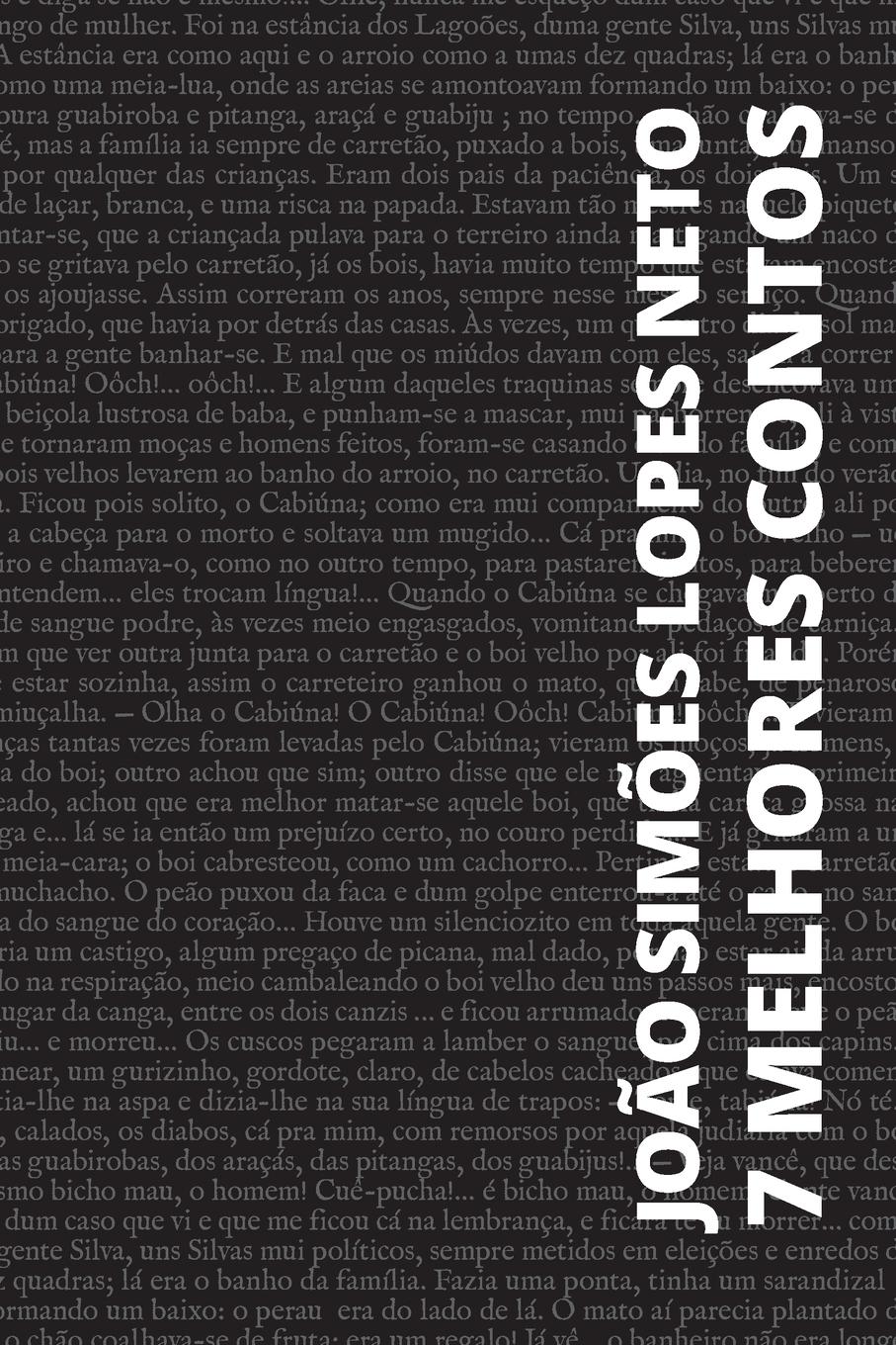 Vorderes Coverbild 7 melhores contos - João Simões Lopes Neto