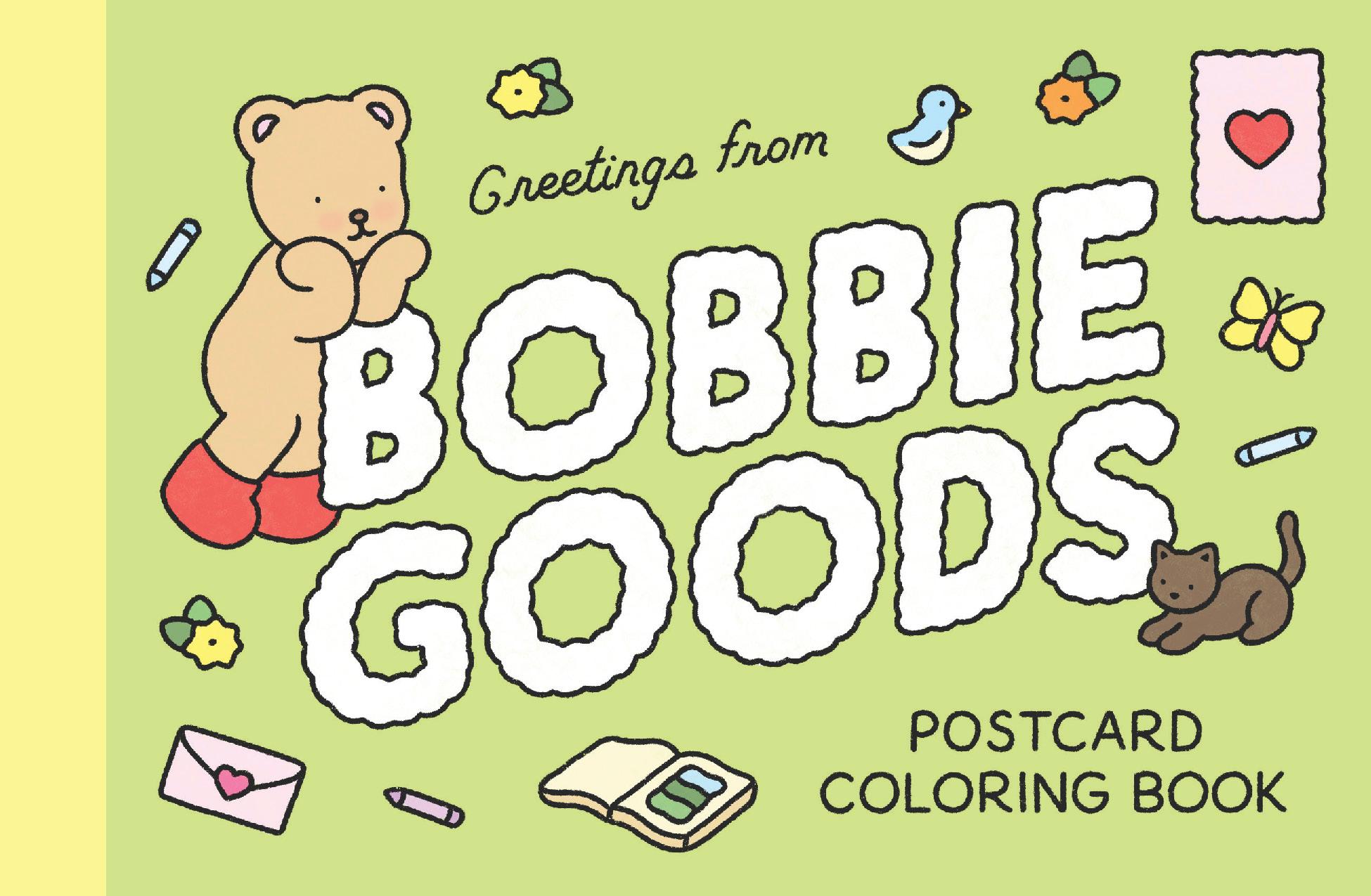 Vorderes Coverbild Bobbie Goods Postcard Coloring Book