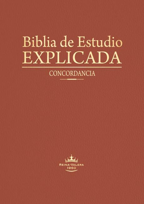 Vorderes Coverbild Biblia de Estudio Explicada (Piel Especial Marrón Claro)