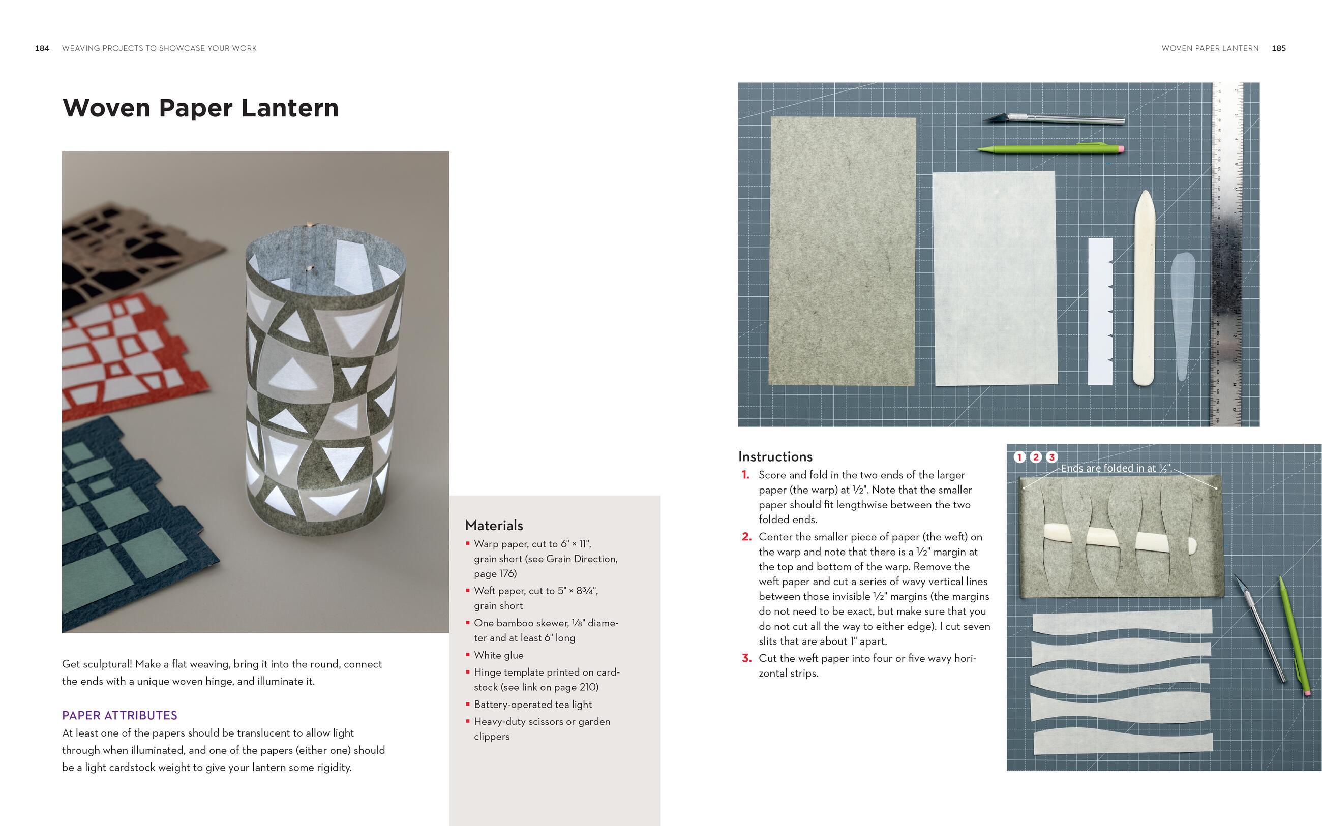 Beispielinhalt (Bild) Weaving with Paper