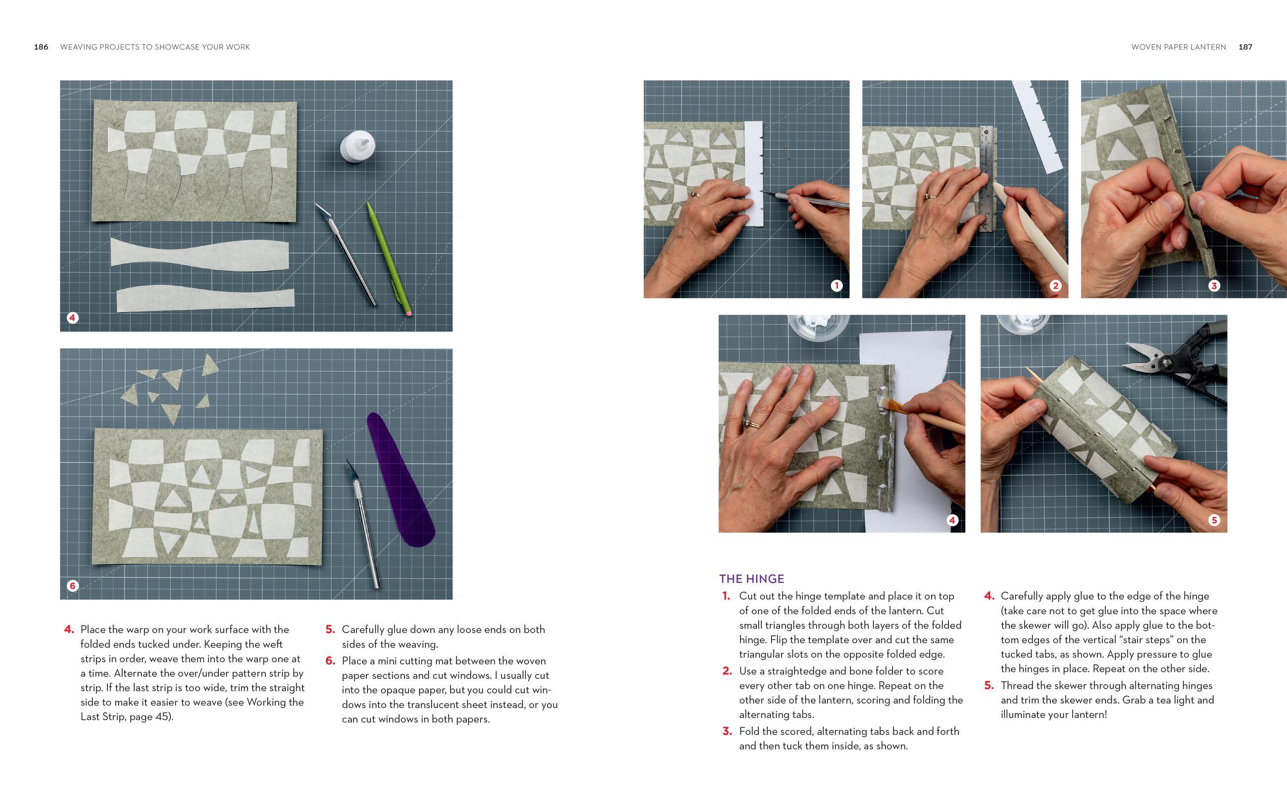 Beispielinhalt (Bild) Weaving with Paper