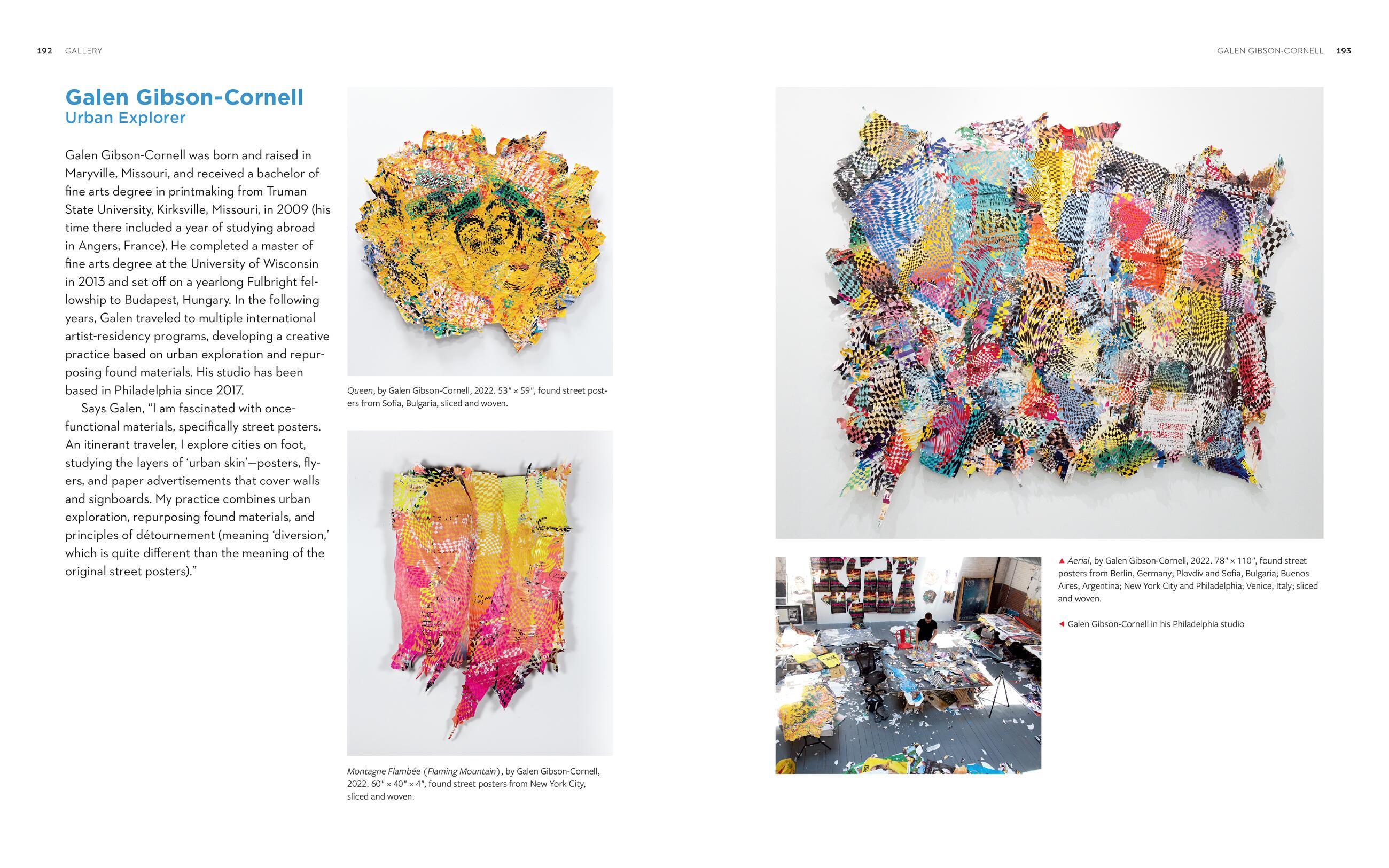 Beispielinhalt (Bild) Weaving with Paper