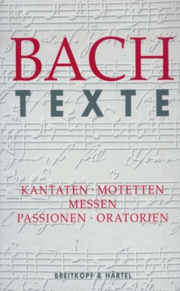 Vorderes Coverbild Bach Texte