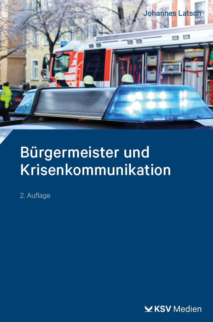 Vorderes Coverbild Bürgermeister und Krisenkommunikation