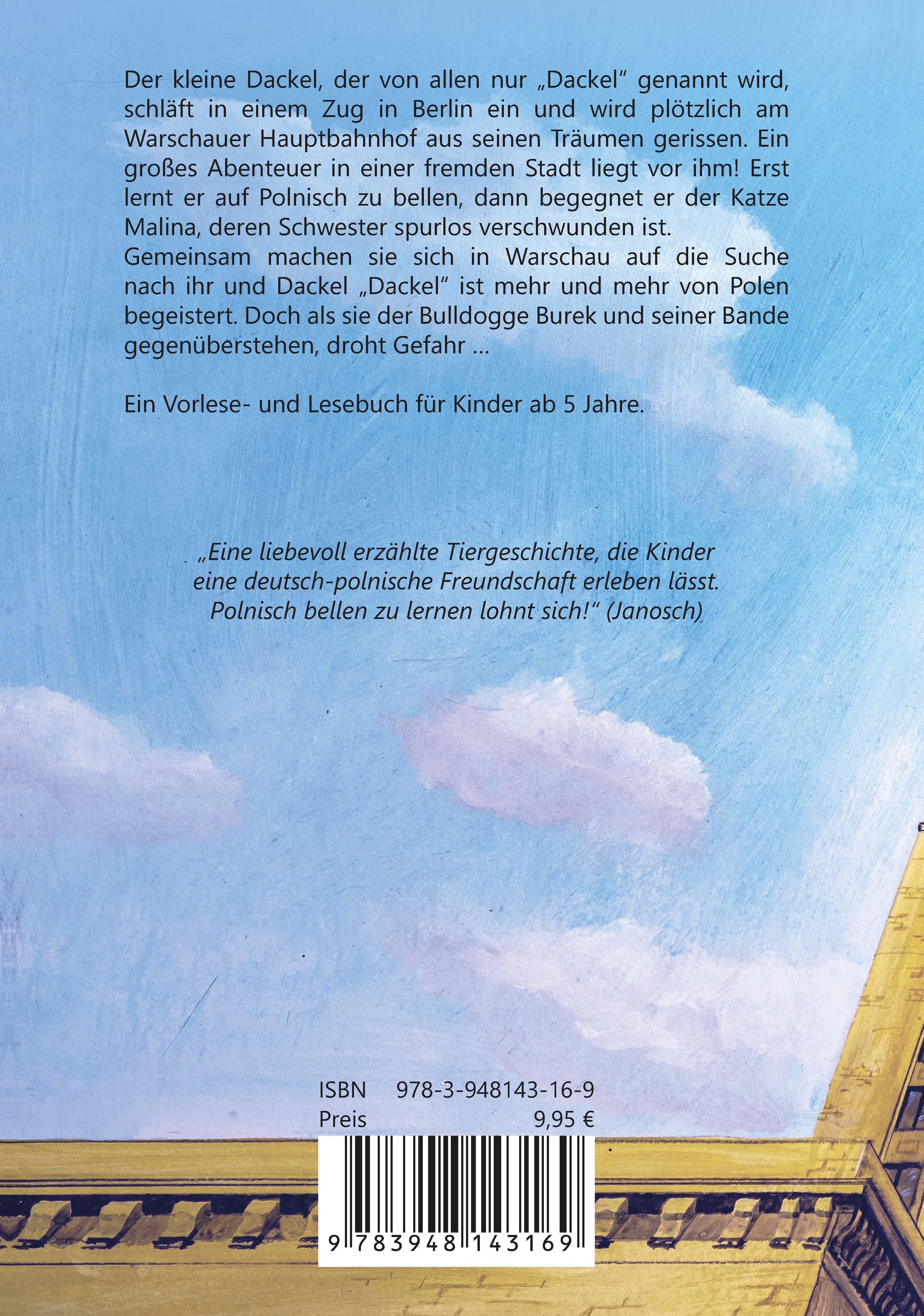 Rückseitencover Dackel Dackel in Warschau