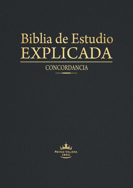 Vorderes Coverbild Biblia de Estudio Explicada (Piel Especial Negra)