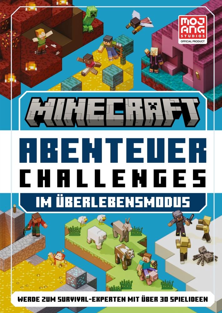 Vorderes Coverbild Minecraft Abenteuer Challenges