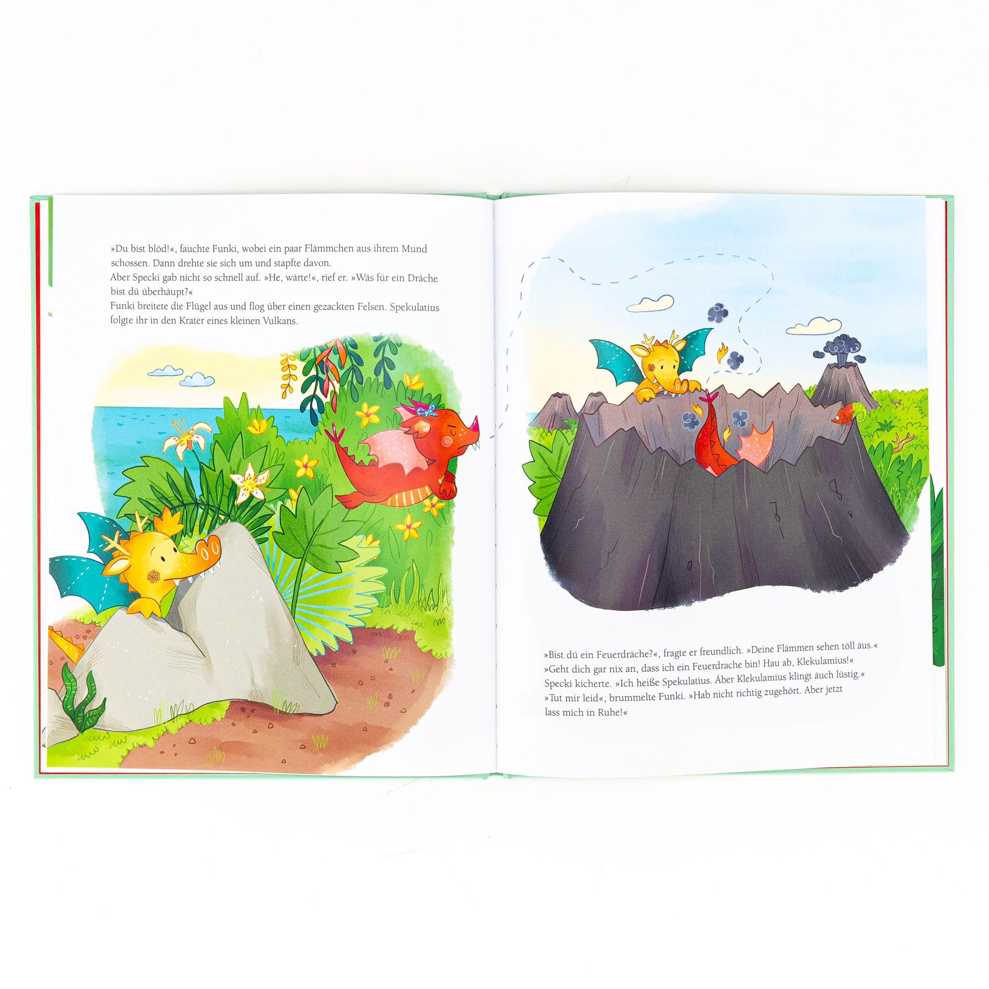 Beispielinhalt (Bild) Spekulatius der Weihnachtsdrache. Spekulatius und der kleine Donnerdrache