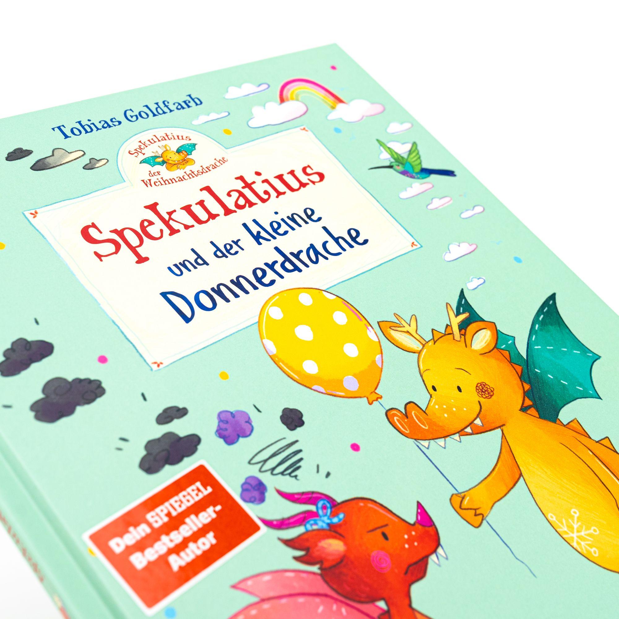 Beispielinhalt (Bild) Spekulatius der Weihnachtsdrache. Spekulatius und der kleine Donnerdrache