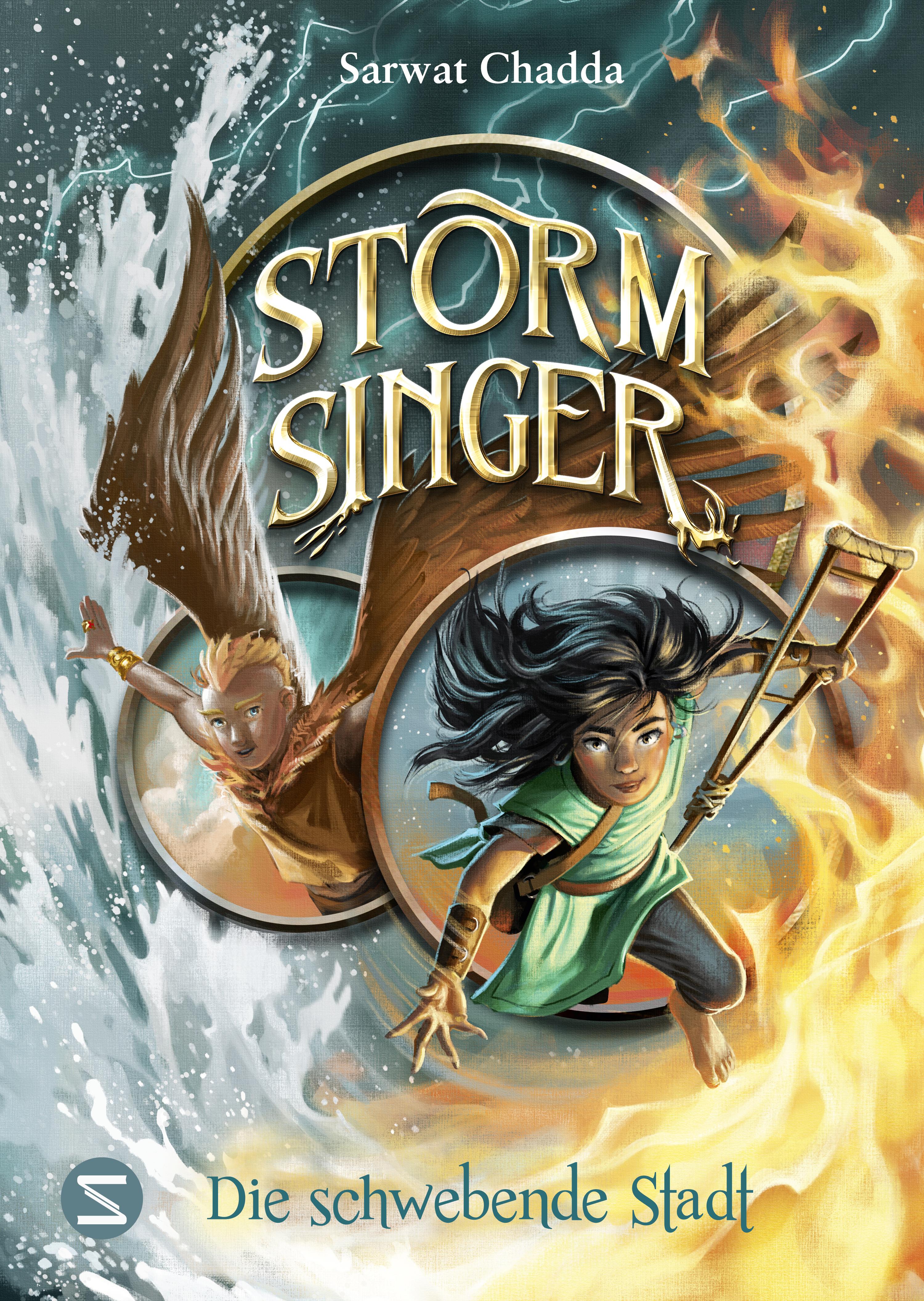 Vorderes Coverbild Storm Singer. Die schwebende Stadt