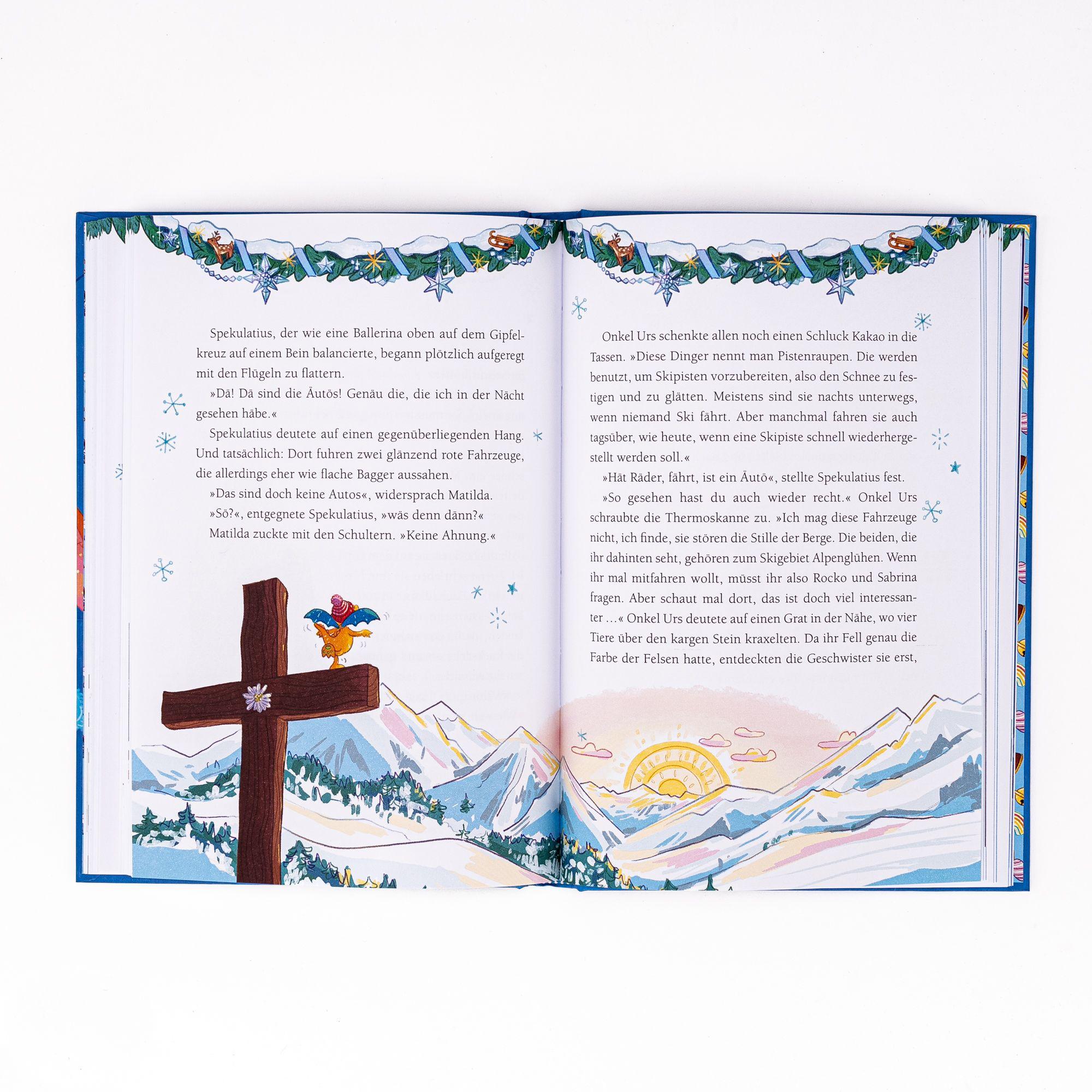 Beispielinhalt (Bild) Spekulatius, der Weihnachtsdrache. Spekulatius und der Schneeriese