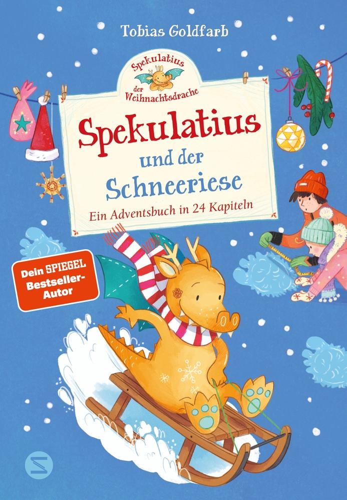 Vorderes Coverbild Spekulatius, der Weihnachtsdrache. Spekulatius und der Schneeriese