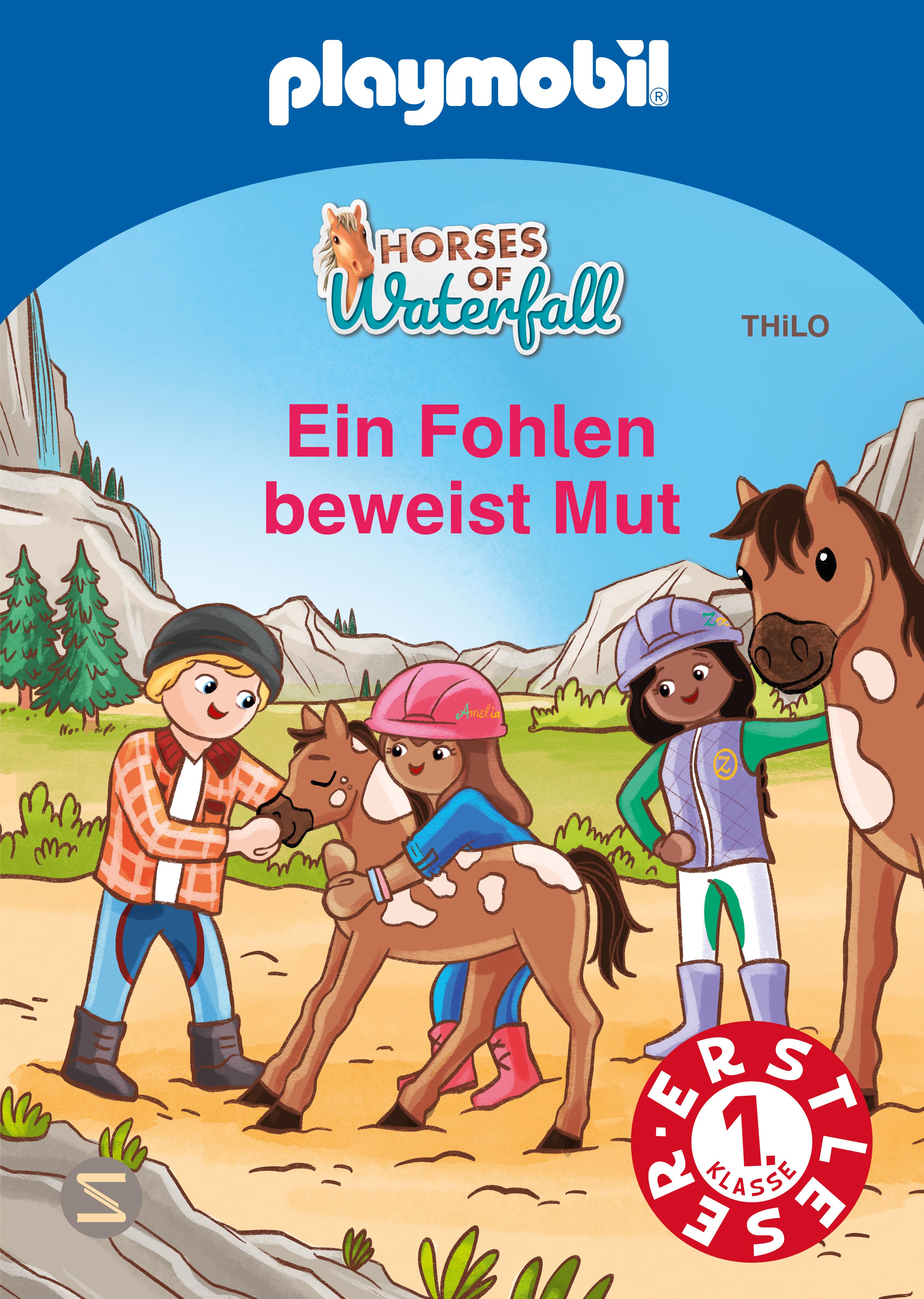 Vorderes Coverbild PLAYMOBIL Horses of Waterfall. Ein Fohlen beweist Mut
