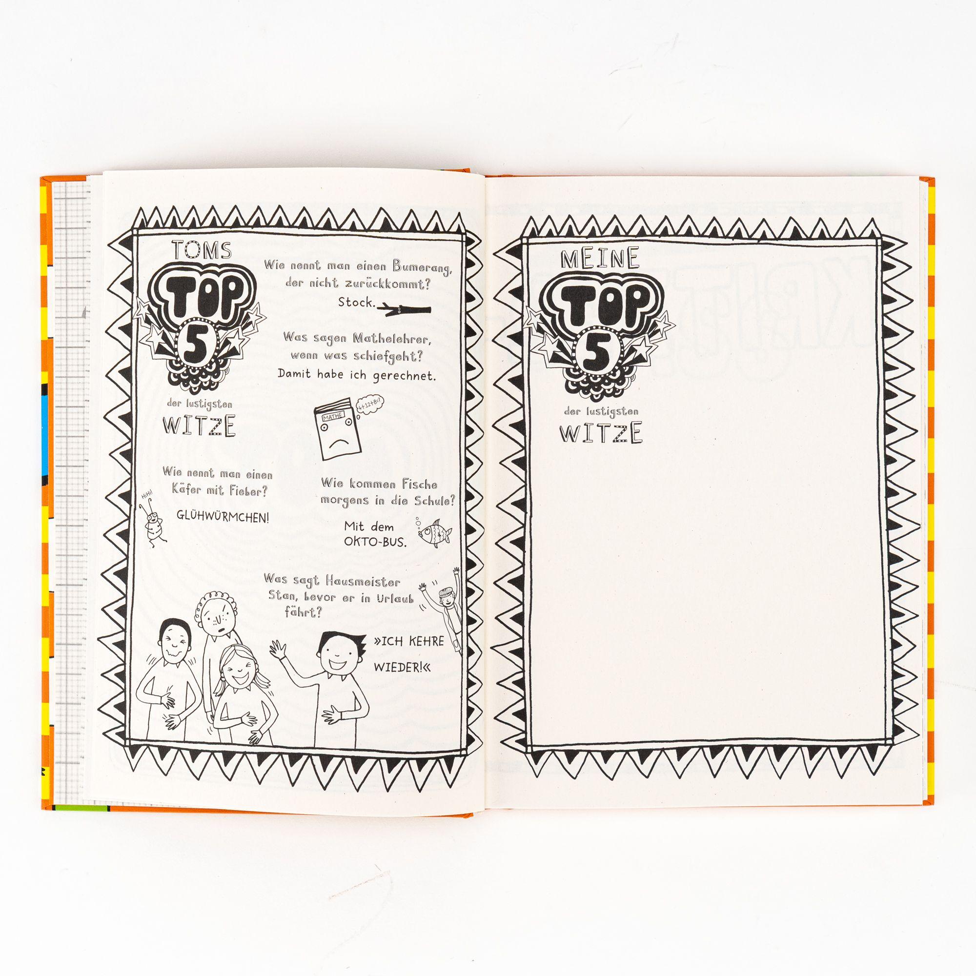 Beispielinhalt (Bild) Tom Gates. Allerbeste geniale Ideen (gegen Langeweile)