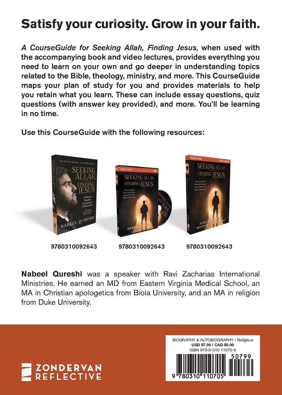 Rückseitencover A CourseGuide for Seeking Allah, Finding Jesus