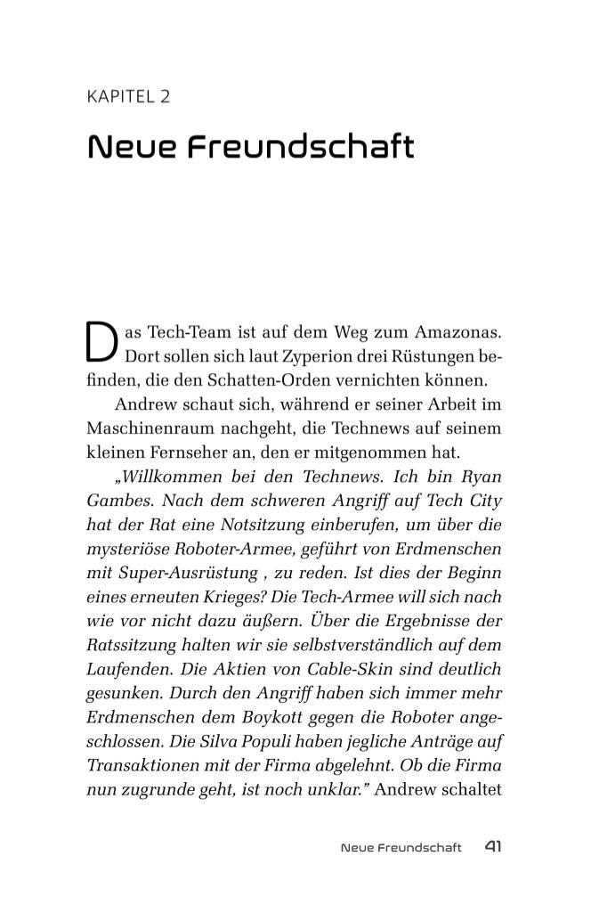 Beispielinhalt (Bild) Die Verteidiger des Universums