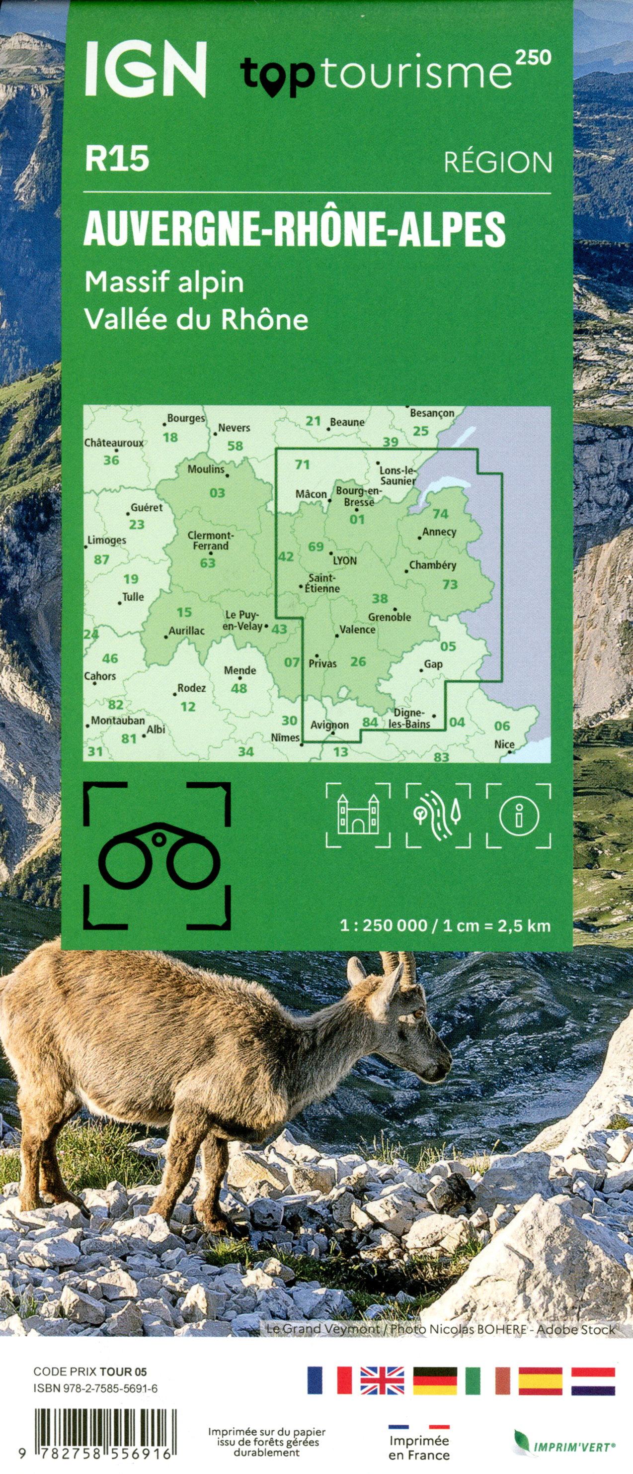 Beispielinhalt (Bild) R15 Auvergne Rhône-Alpes - Massif Alpin