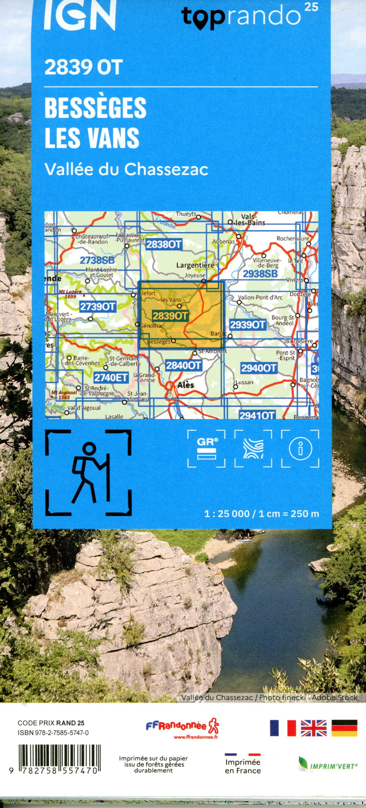 Beispielinhalt (Bild) 2839OT Bessèges les Vans Vallée du Chassezac