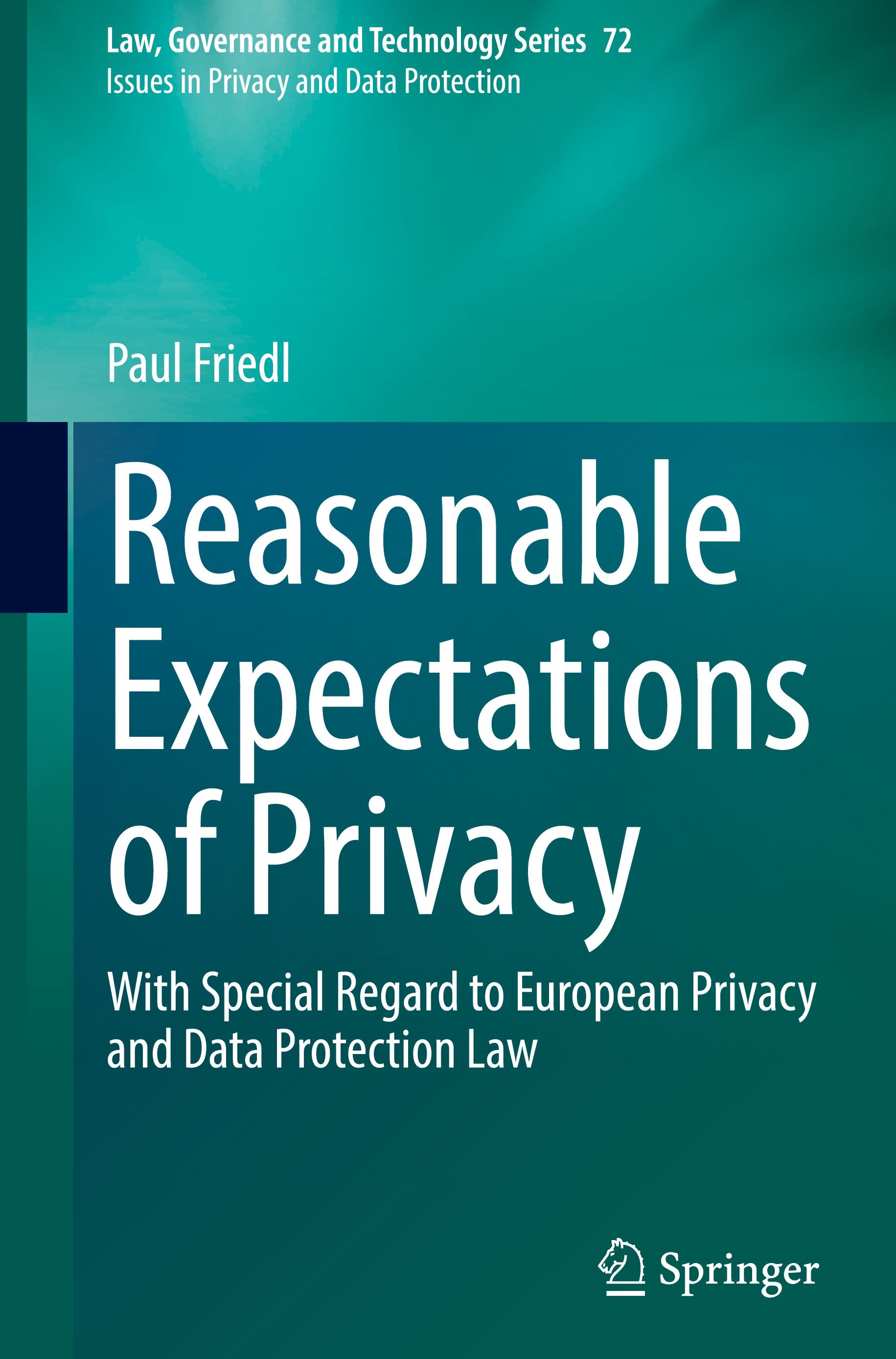 Vorderes Coverbild Reasonable Expectations of Privacy