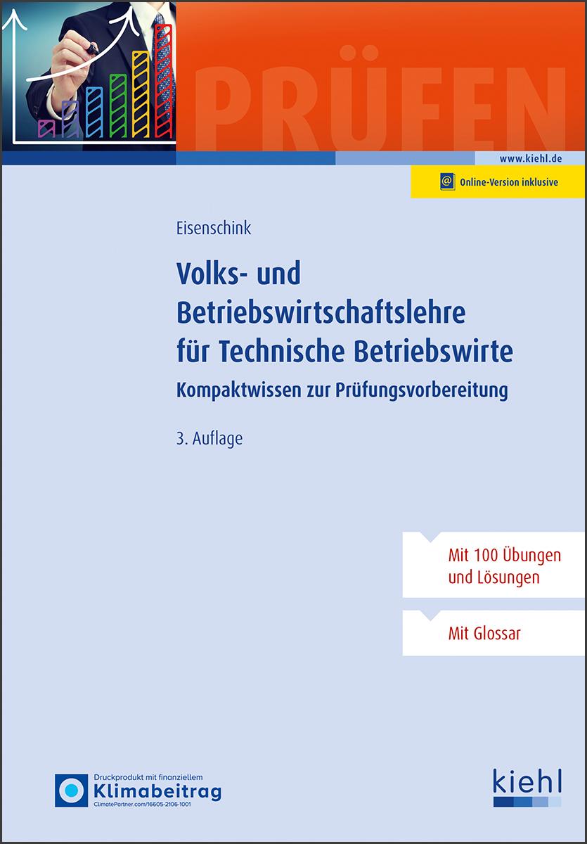 Vorderes Coverbild Volks- und Betriebswirtschaftslehre für Technische Betriebswirte