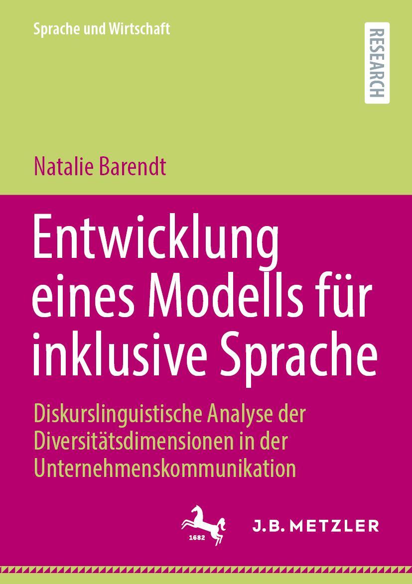 Vorderes Coverbild Entwicklung eines Modells für inklusive Sprache