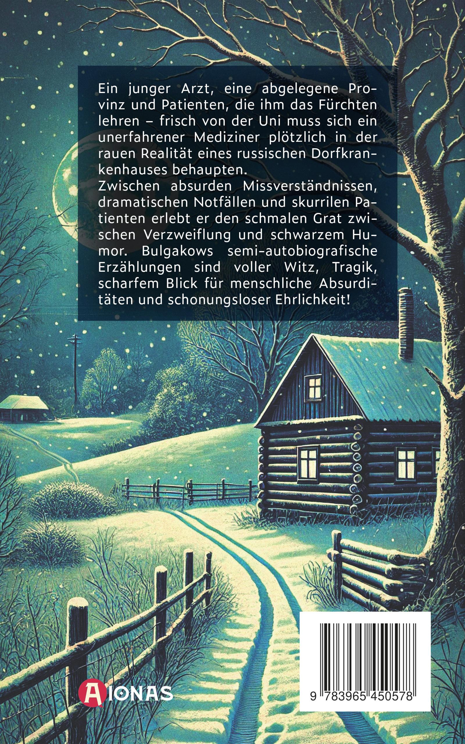 Rückseitencover Aufzeichnungen eines jungen Arztes. Michail Bulgakow