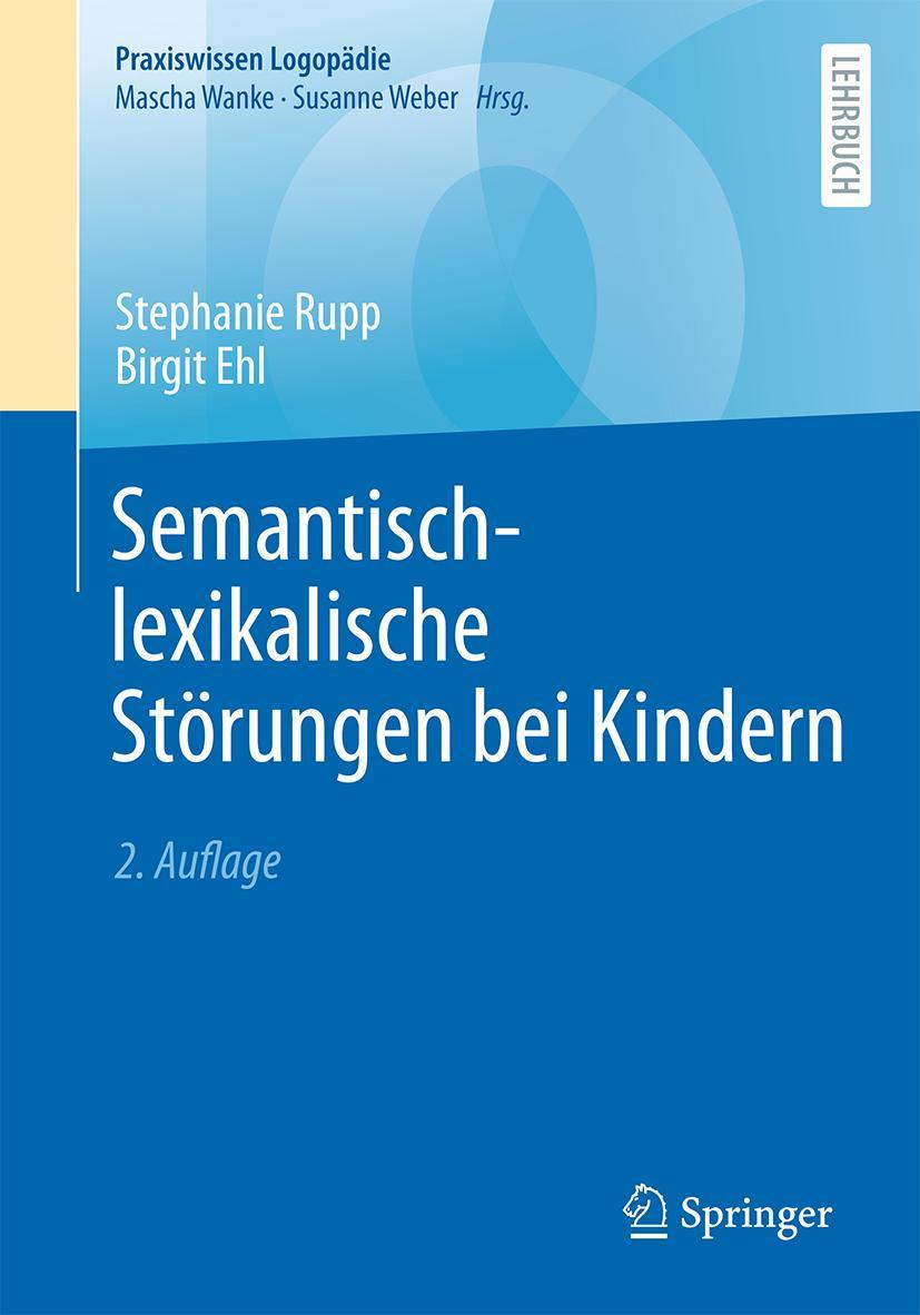 Vorderes Coverbild Semantisch-lexikalische Störungen bei Kindern