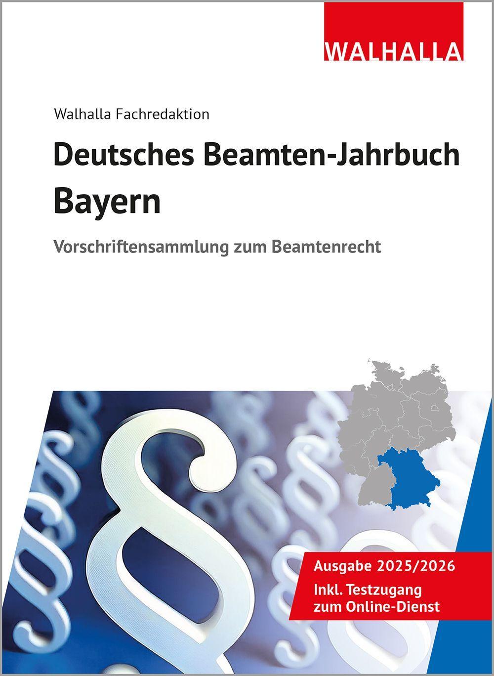 Vorderes Coverbild Deutsches Beamten-Jahrbuch Bayern 2025