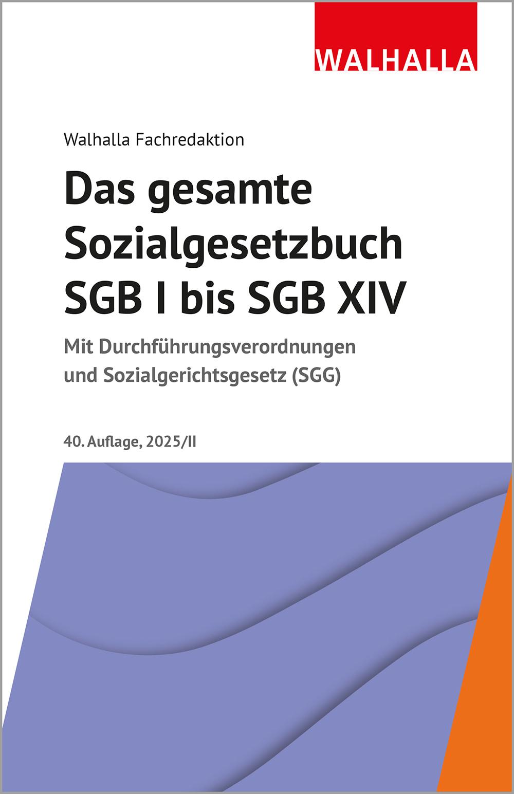 Vorderes Coverbild Das gesamte Sozialgesetzbuch SGB I bis SGB XIV