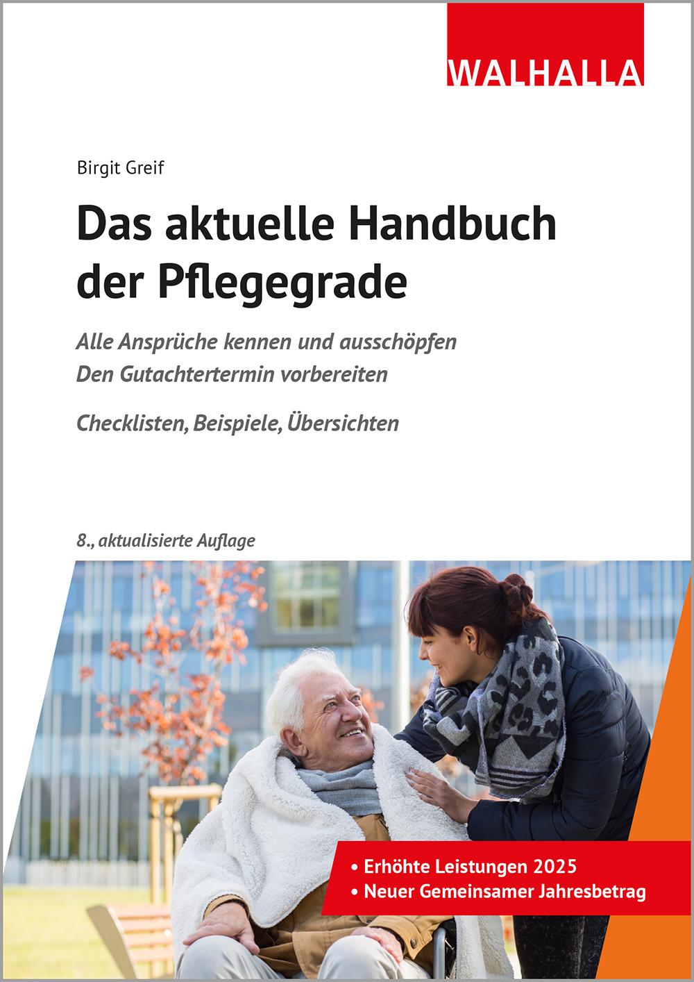 Vorderes Coverbild Das aktuelle Handbuch der Pflegegrade