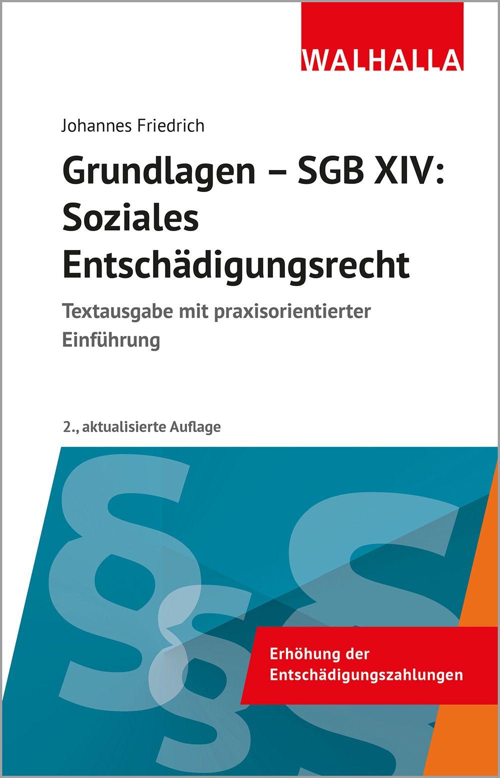 Vorderes Coverbild Grundlagen SGB XIV - Soziales Entschädigungsrecht
